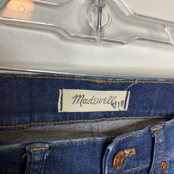 Madewell 9” High Riser Skinny Skinny Jean Dark Wash Size 25 - Picture 3 of 8